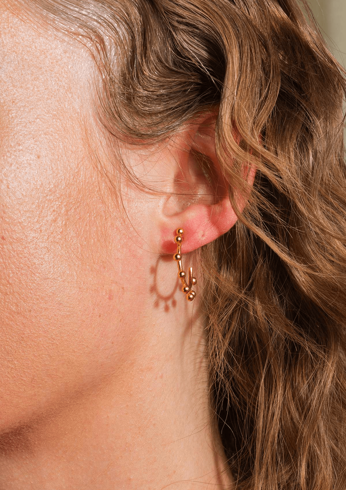 ARENA HOOP ØRERING SINGLE FORGYLDT