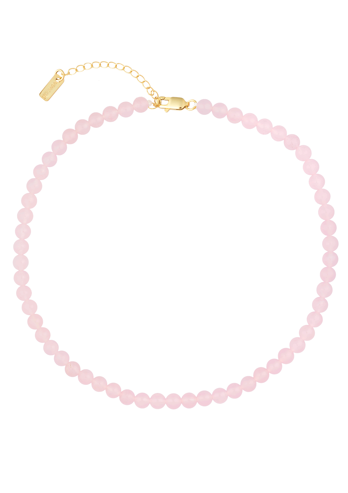 CANDY CORAL BLOSSOM S HALSKÆDE LIGHT PINK FORGYLDT