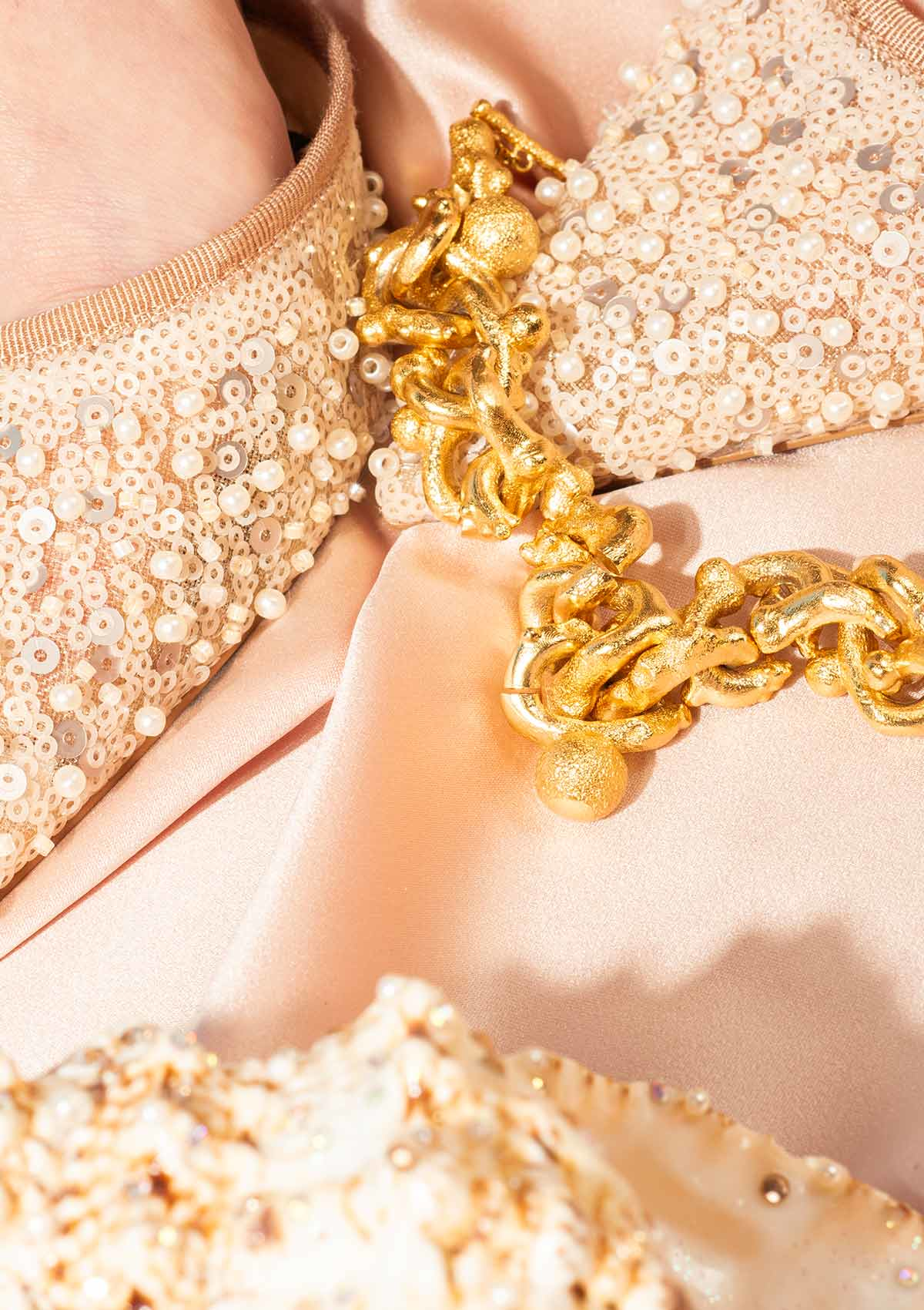 BONE ARMBÅND FORGYLDT