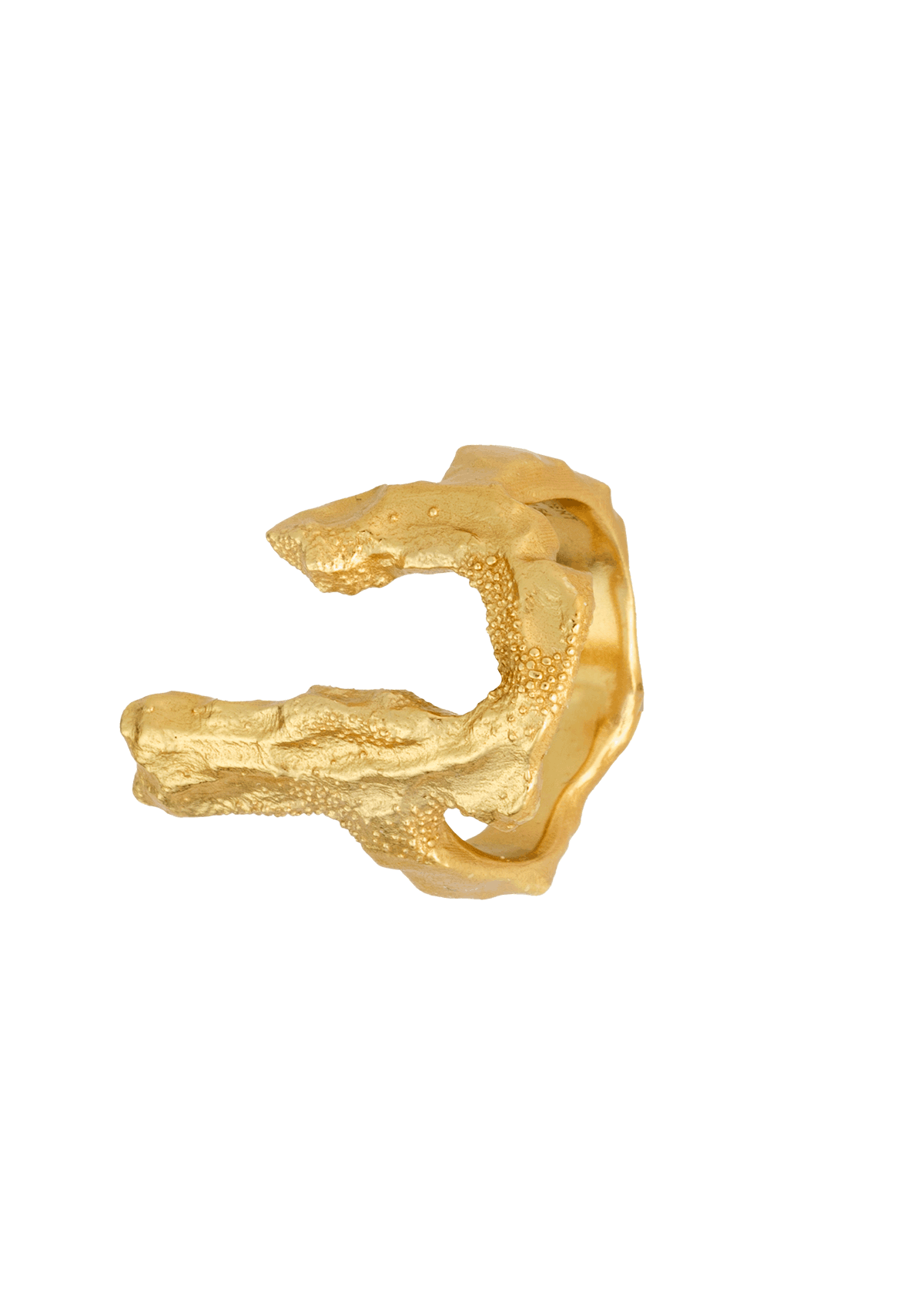 BONE RING FORGYLDT