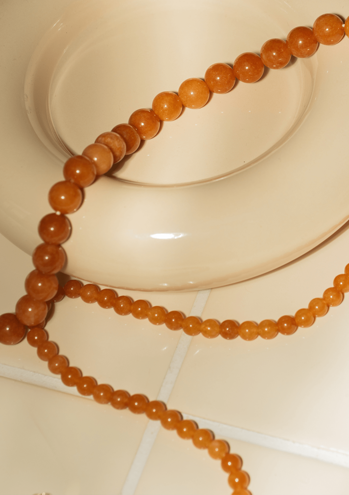CANDY CORAL AMBER S NECKLACE WARM ORANGE FORGYLDT