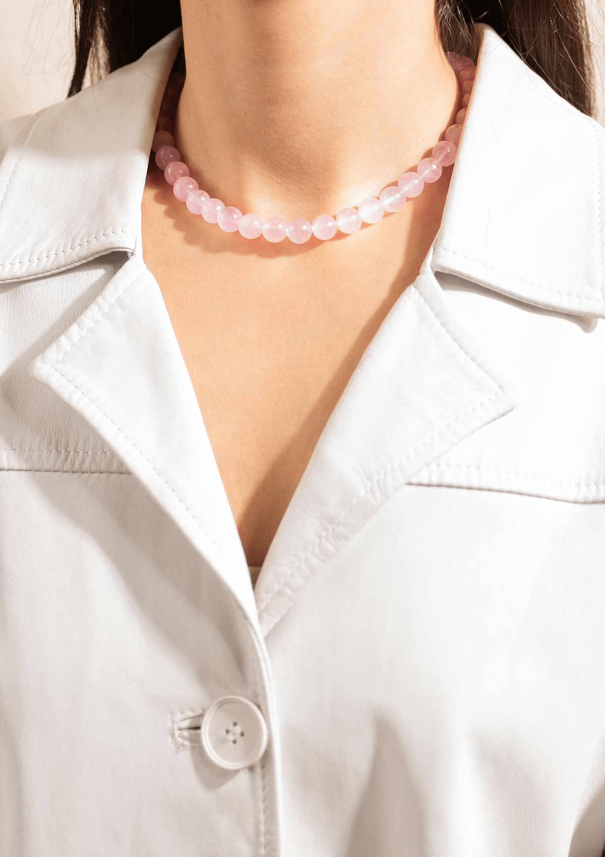 CANDY CORAL BLOSSOM M HALSKÆDE LIGHT PINK FORGYLDT