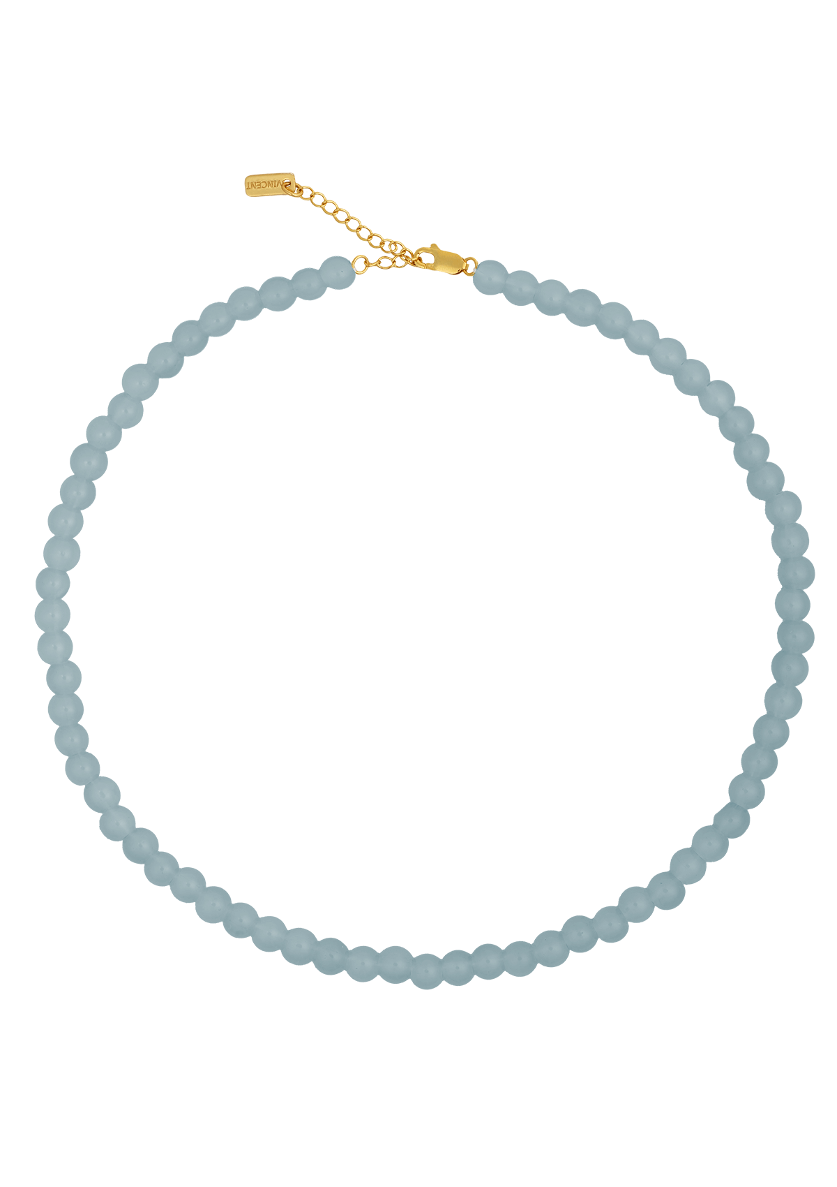 CANDY CORAL LAGOON HALSKÆDE LIGHT BLUE FORGYLDT