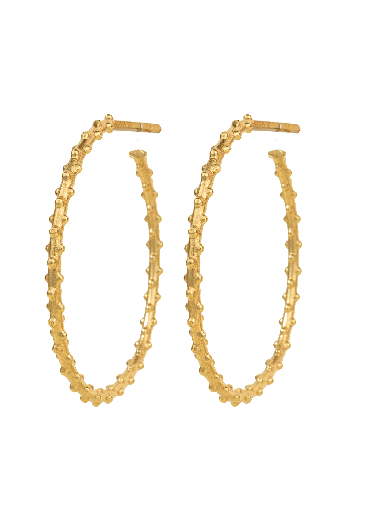 ELARA HOOP ØRERINGE FORGYLDT