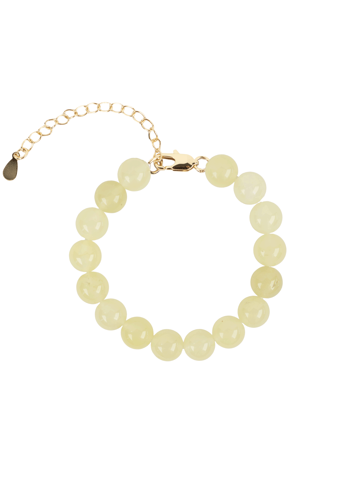 CANDY CORAL LEMON M ARMBÅND GUL FORGYLDT