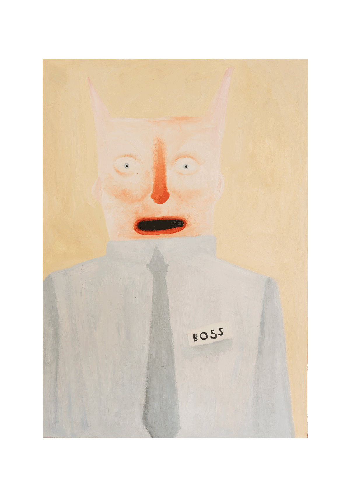 No. 16/30 - MR. MIDDLE MANAGER, OIL ON PAPER
