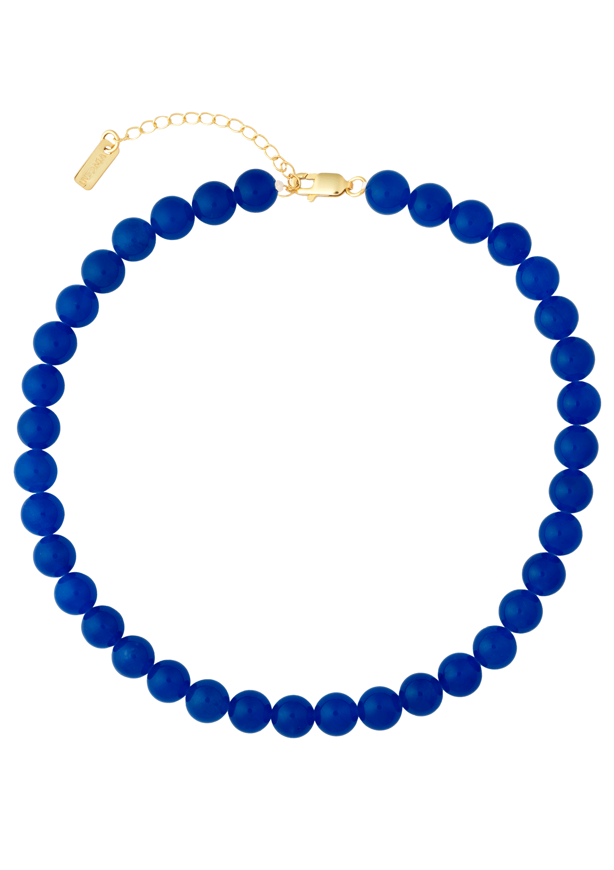CANDY CORAL MIDNIGHT M HALSKÆDE DARK BLUE FORGYLDT