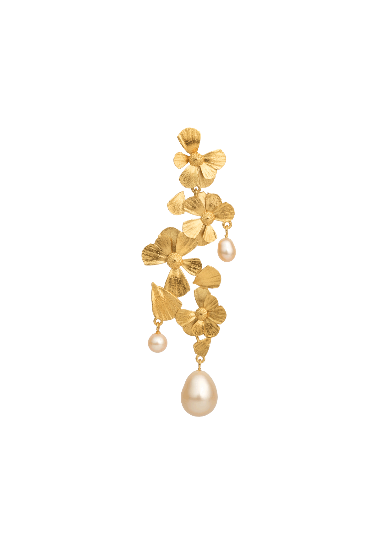 WILDFLOWER POETRY ØRERING SINGLE FORGYLDT