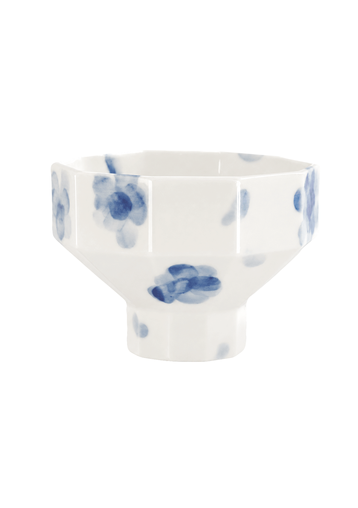 POLY SKÅL FLORAL GARDEN MIDNIGHT BLUE