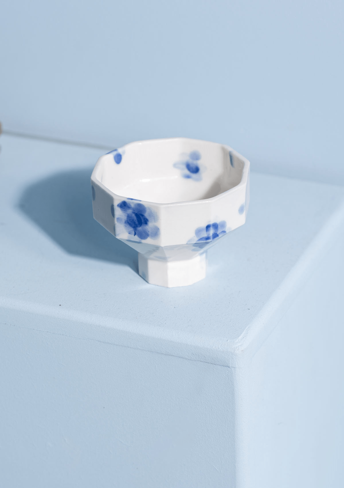 POLY SKÅL FLORAL GARDEN MIDNIGHT BLUE