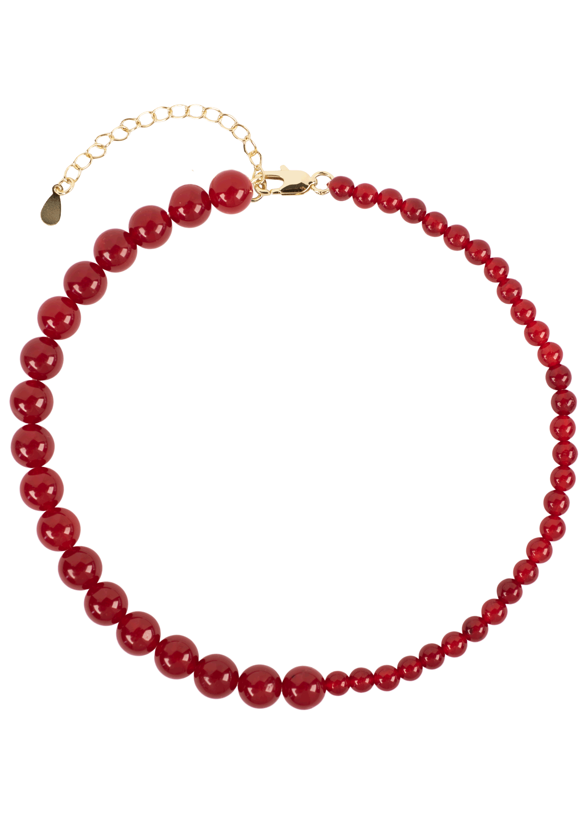 CANDY CORAL BERRY S/M HALSKÆDE RED FORGYLDT