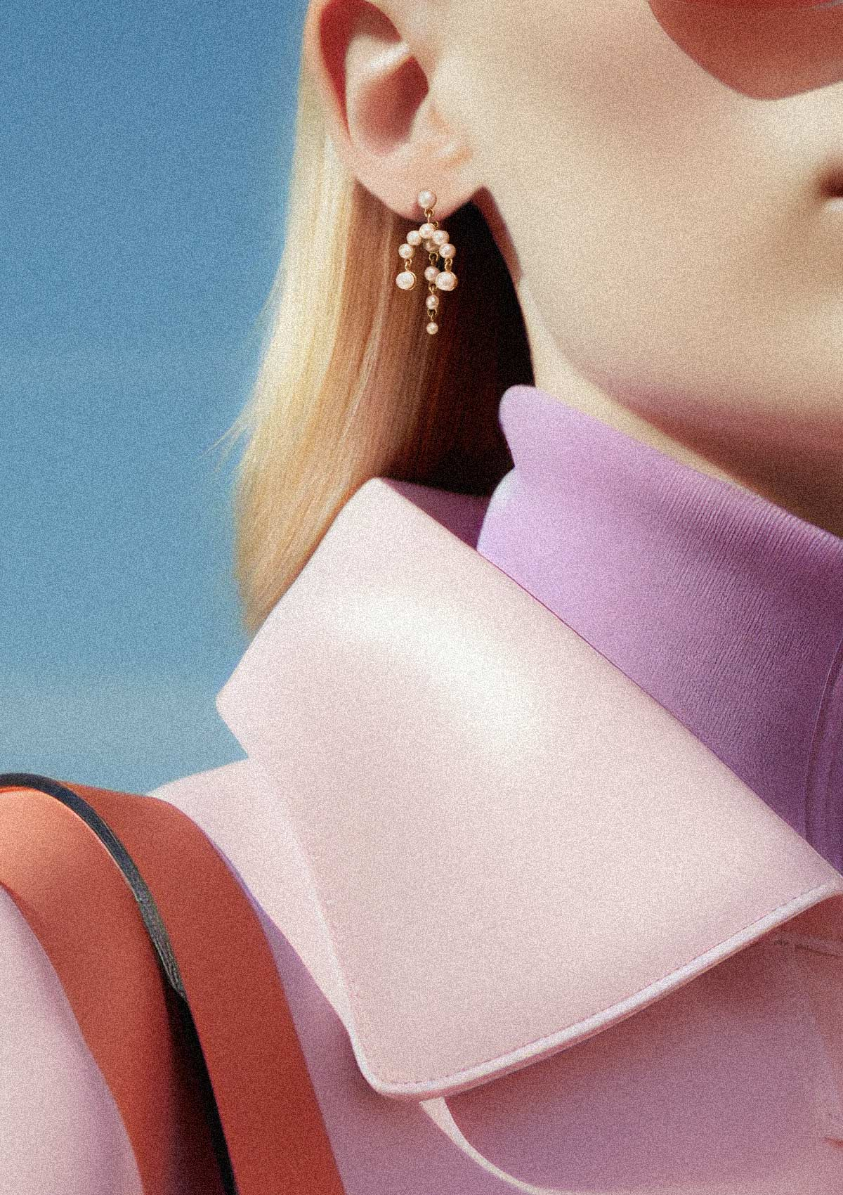 VEIL OF VENUS ØRERING SINGLE FORGYLDT