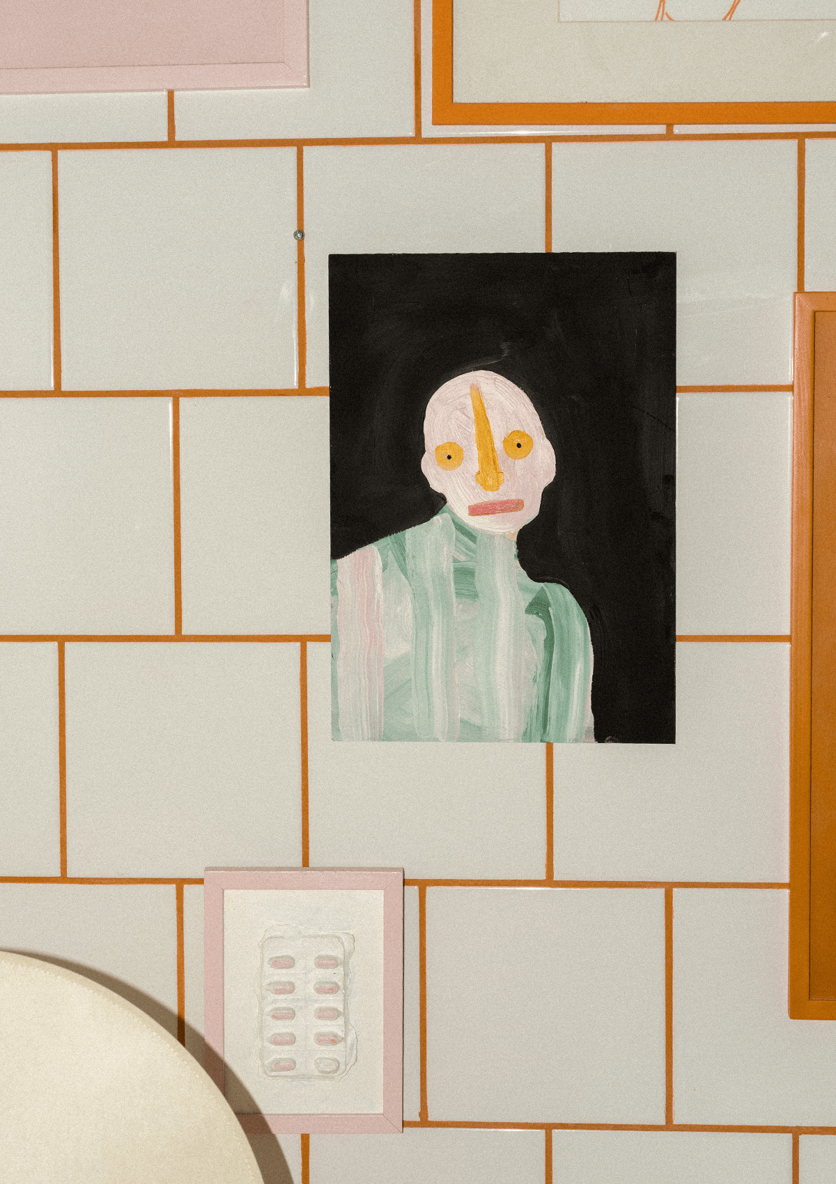No. 02/30 - VOID ORIGINAL OIL ON PAPER PAINTING