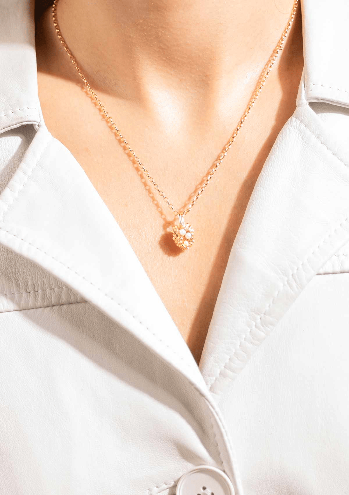 VENUS SPOIL BERRY HALSKÆDE FORGYLDT