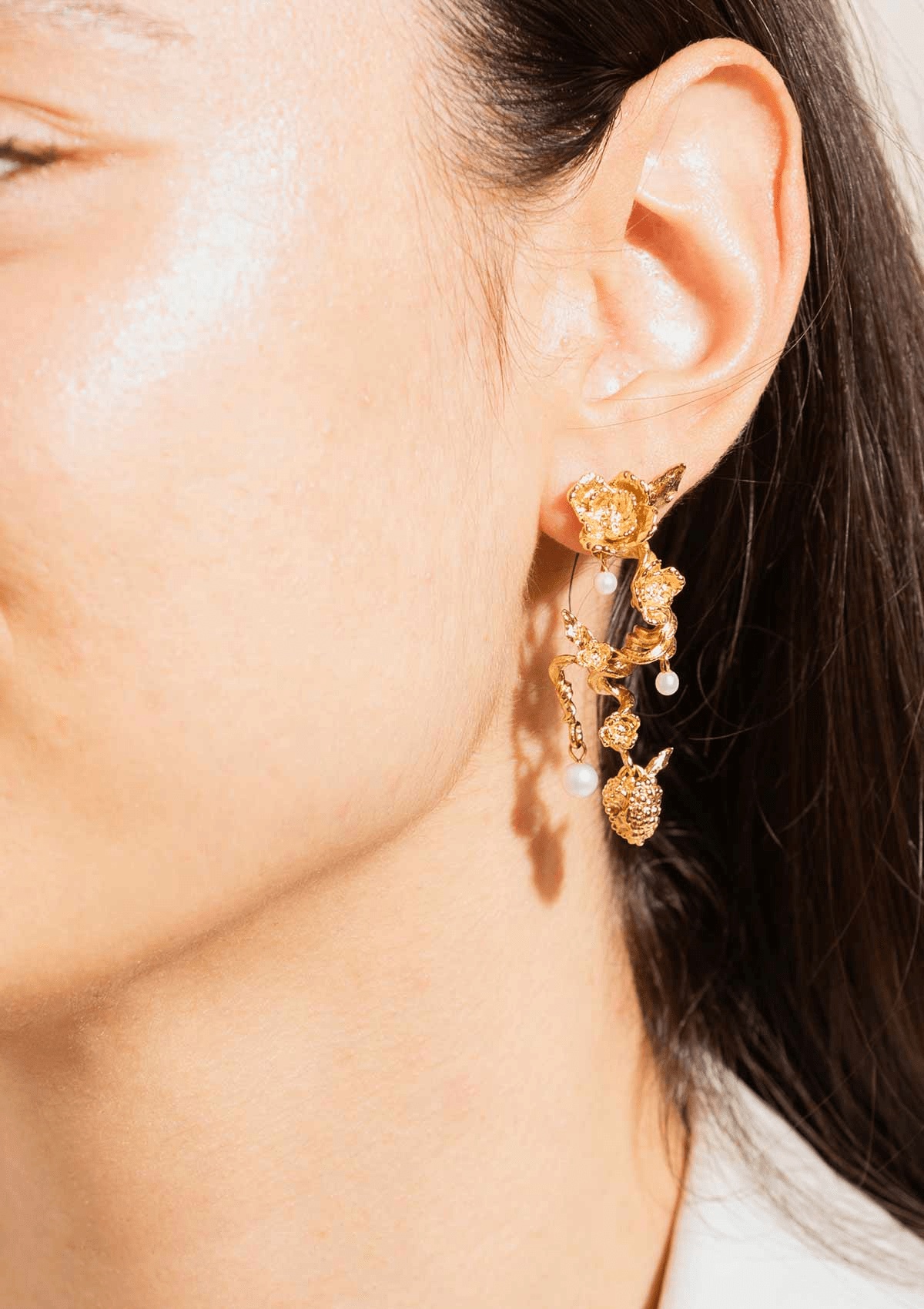 WILT VEIL ØRERINGE FORGYLDT