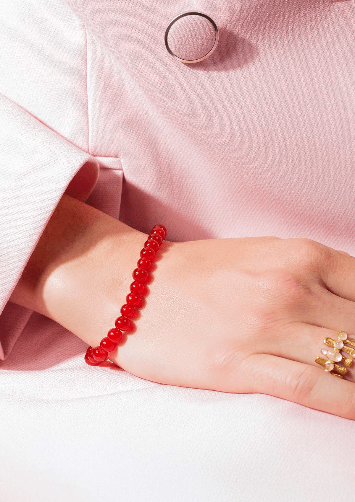 CANDY CORAL BERRY S BRACELET RED FORGYLDT
