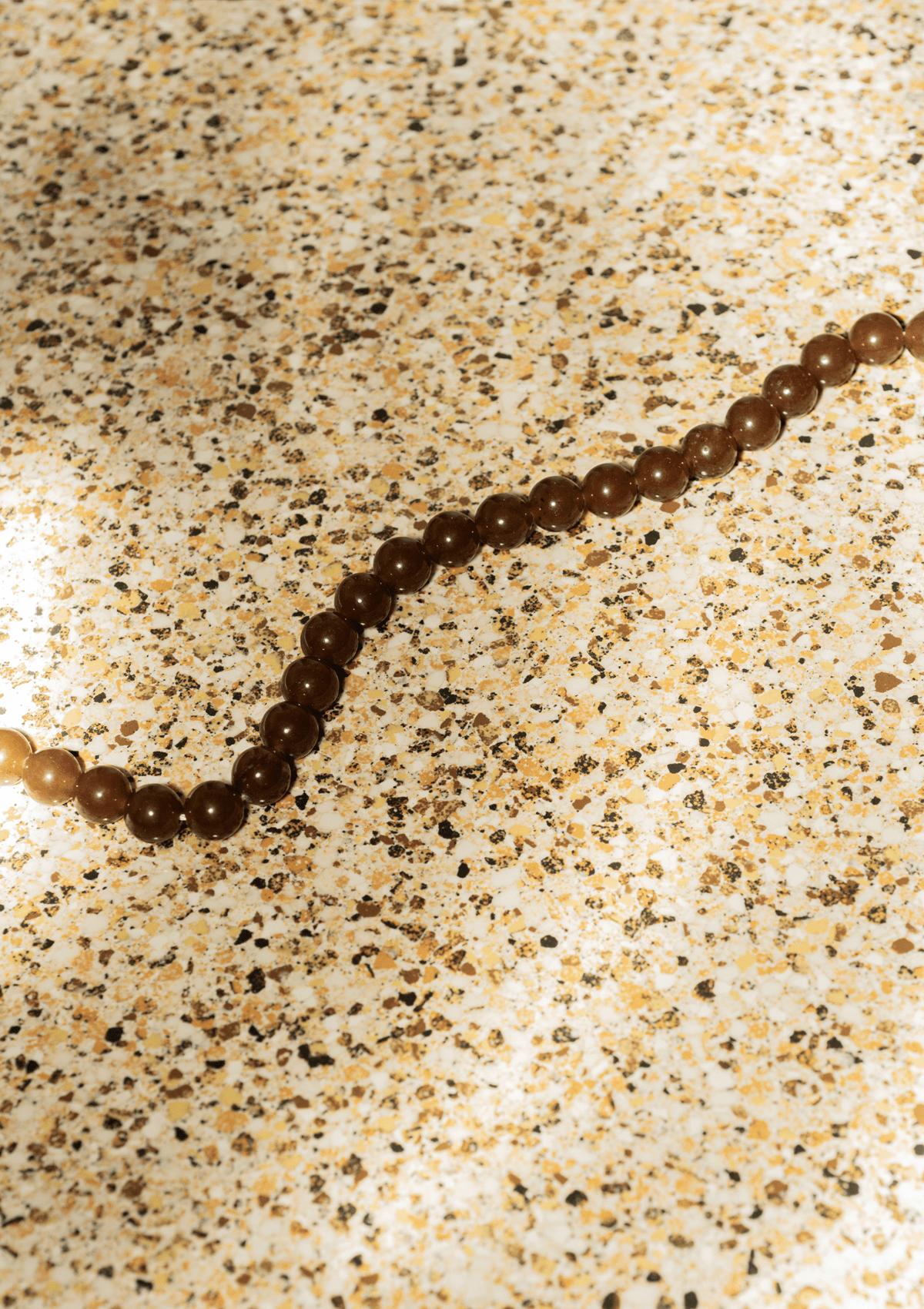 CANDY CORAL HAZEL S NECKLACE DARK BROWN FORGYLDT