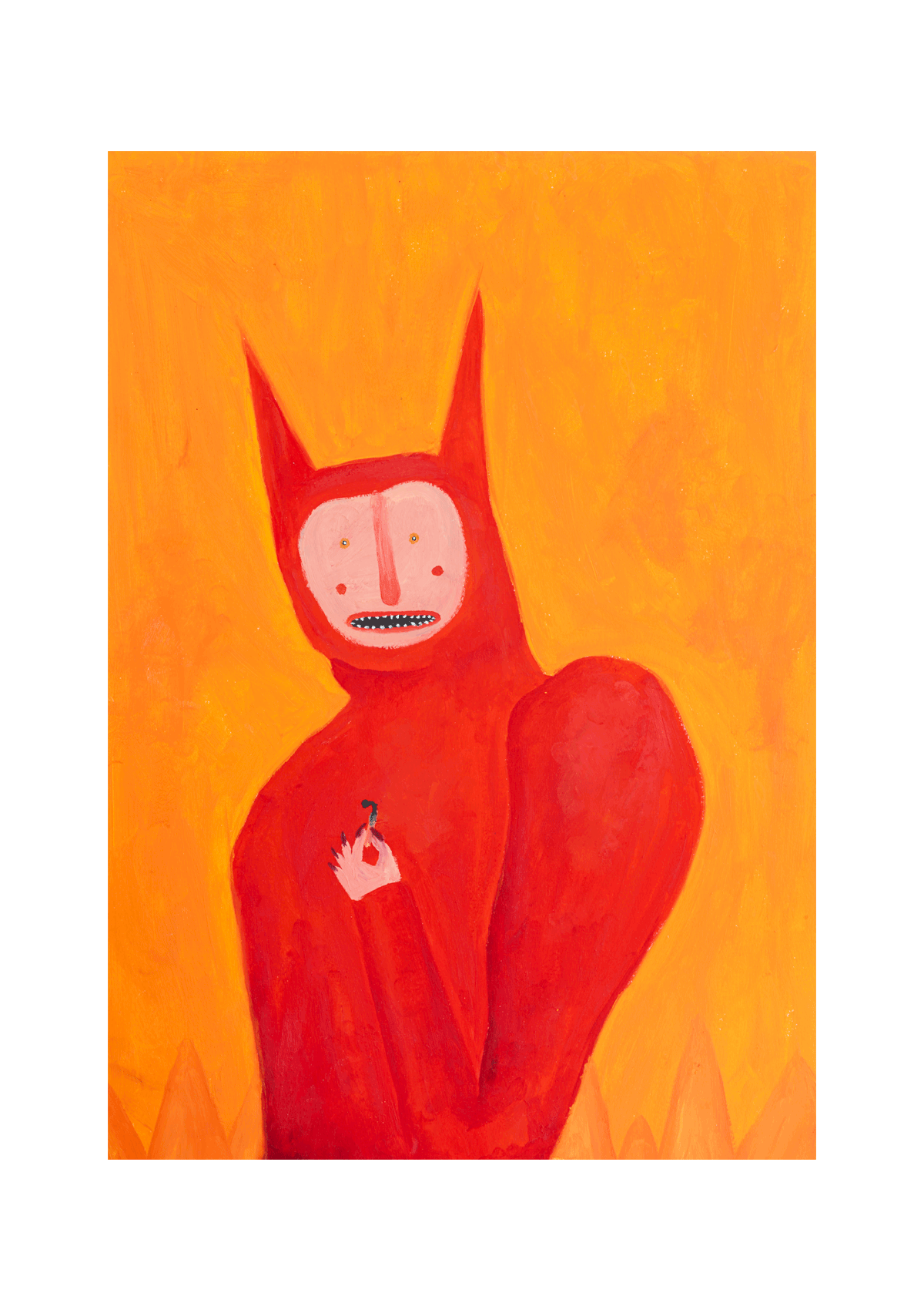 No. 17/30 - FIRE STARTER, OIL ON PAPER
