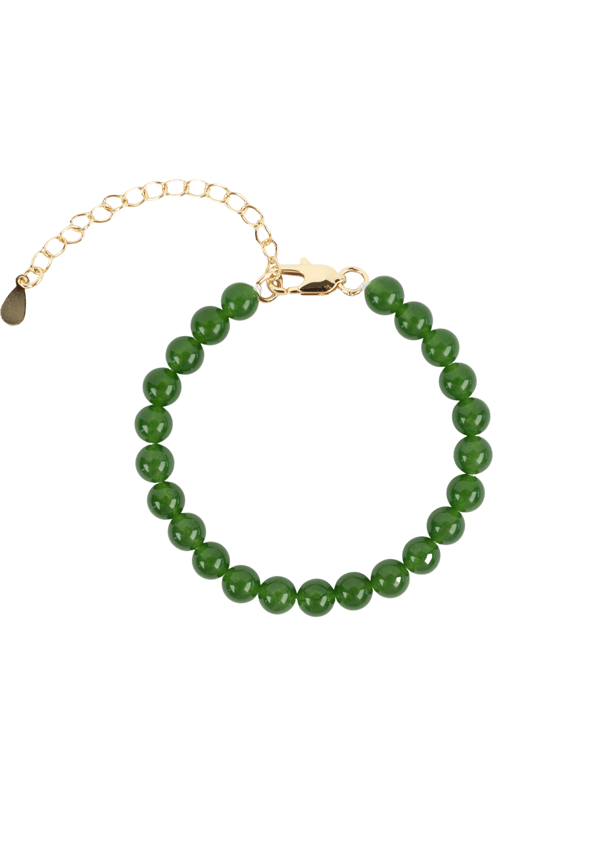 CANDY CORAL LUCID GREEN S BRACELET MØRK GRØN FORGYLDT