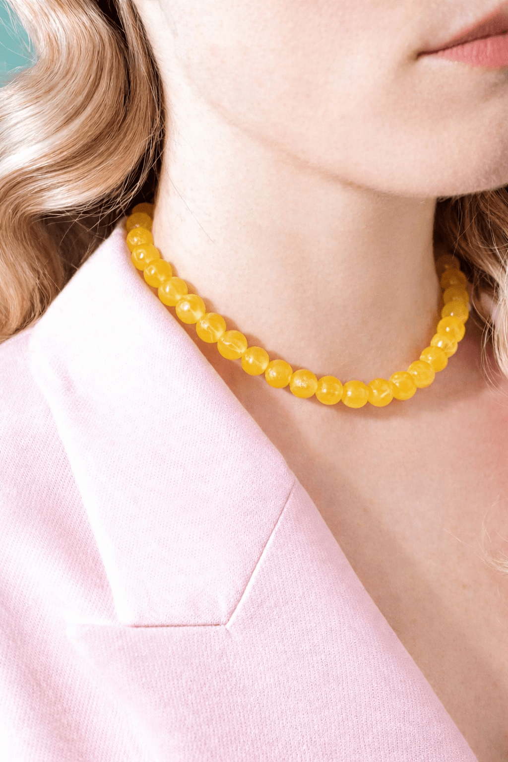 CANDY CORAL HONEY M HALSKÆDE VARM GUL