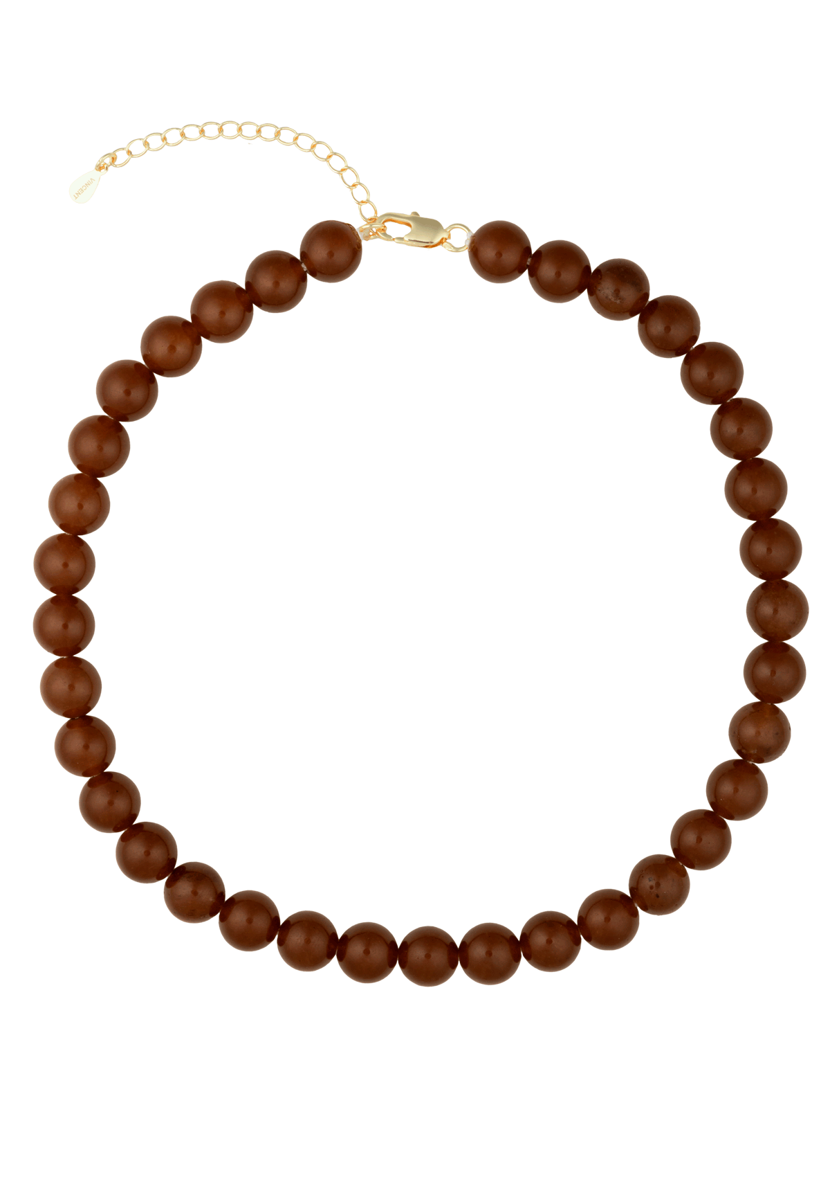 CANDY CORAL HAZEL M NECKLACE DARK BROWN FORGYLDT