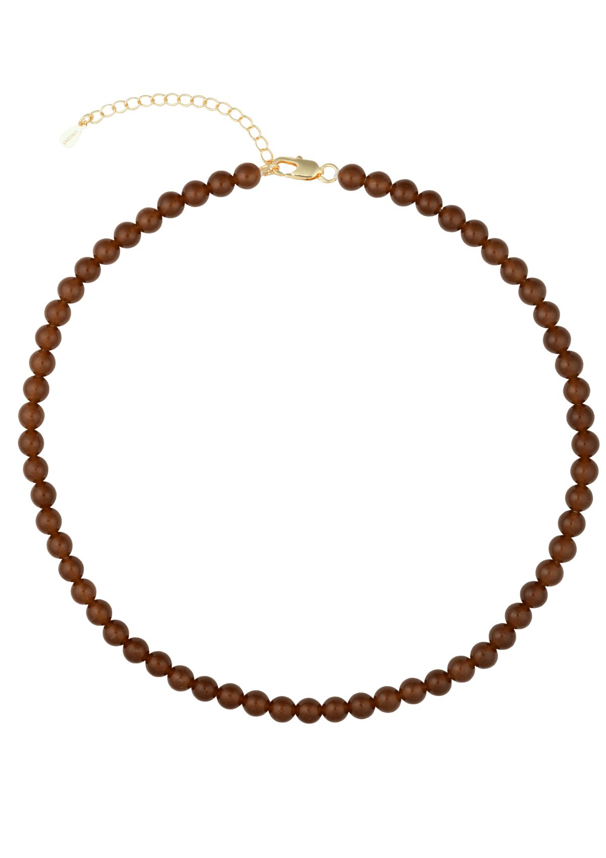 CANDY CORAL HAZEL S NECKLACE DARK BROWN FORGYLDT