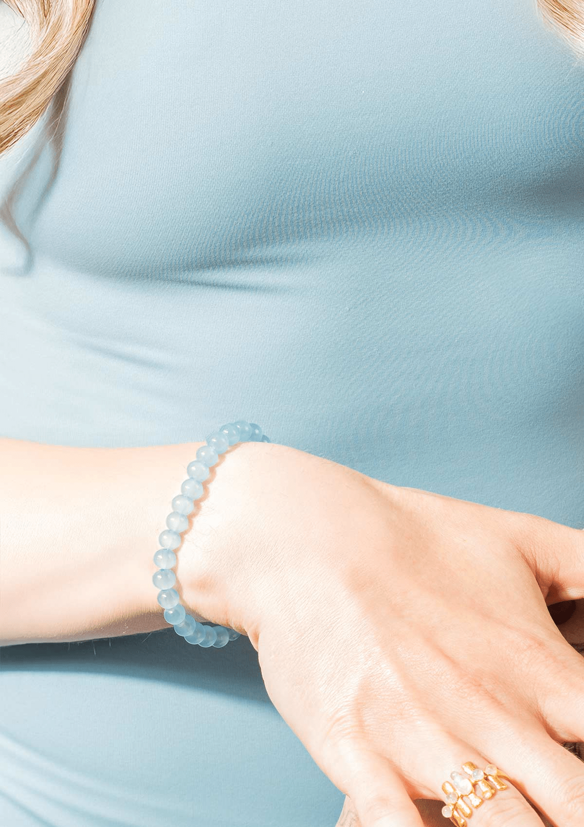 CANDY CORAL LAGOON S ARMBÅND LYSEBLÅ