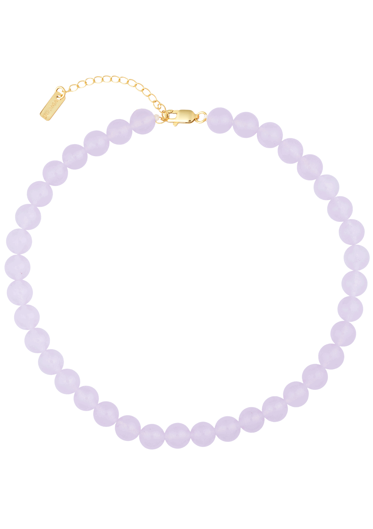 CANDY CORAL LAVENDER HALSKÆDE FORGYLDT