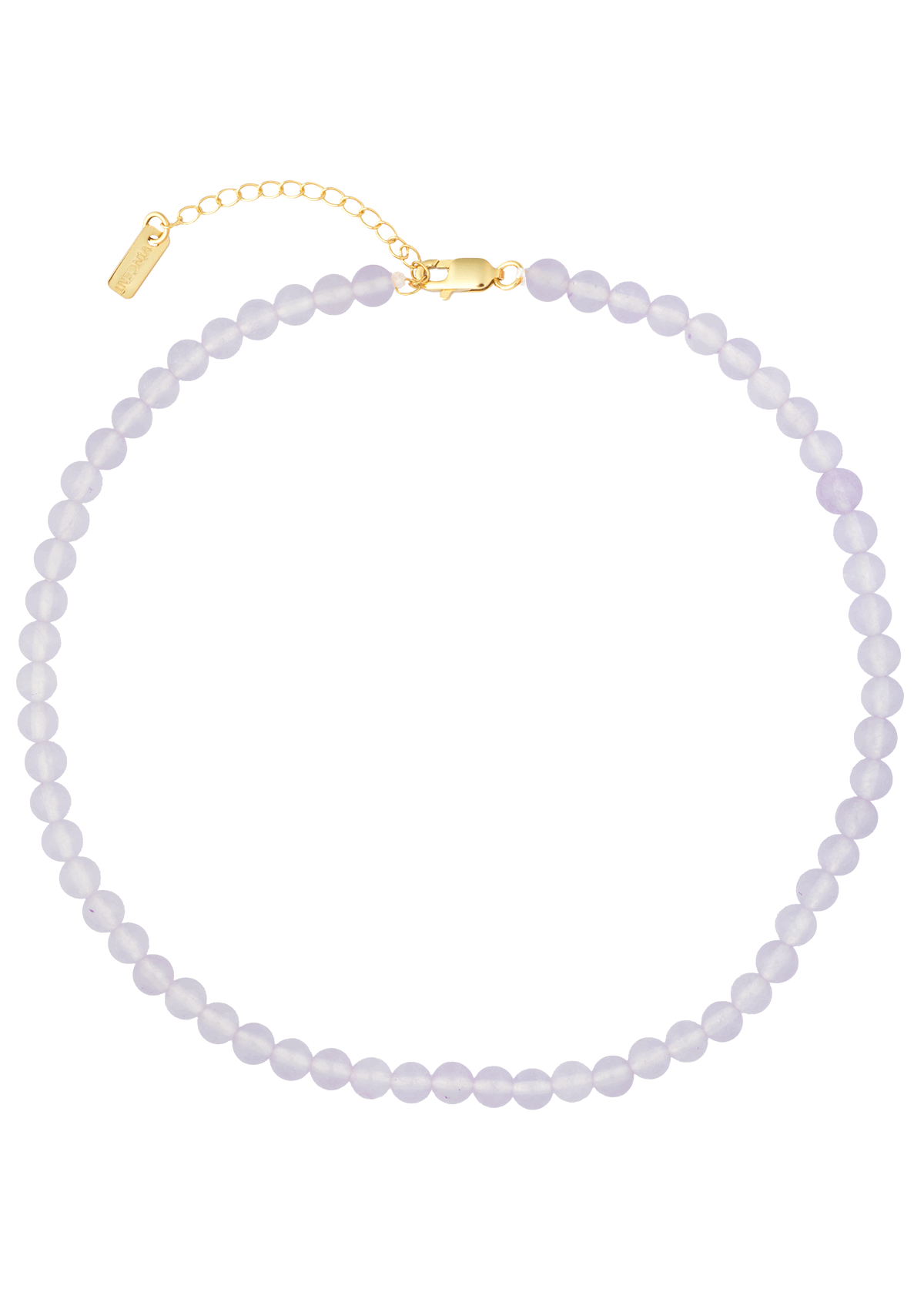 CANDY CORAL LAVENDER HALSKÆDE FORGYLDT
