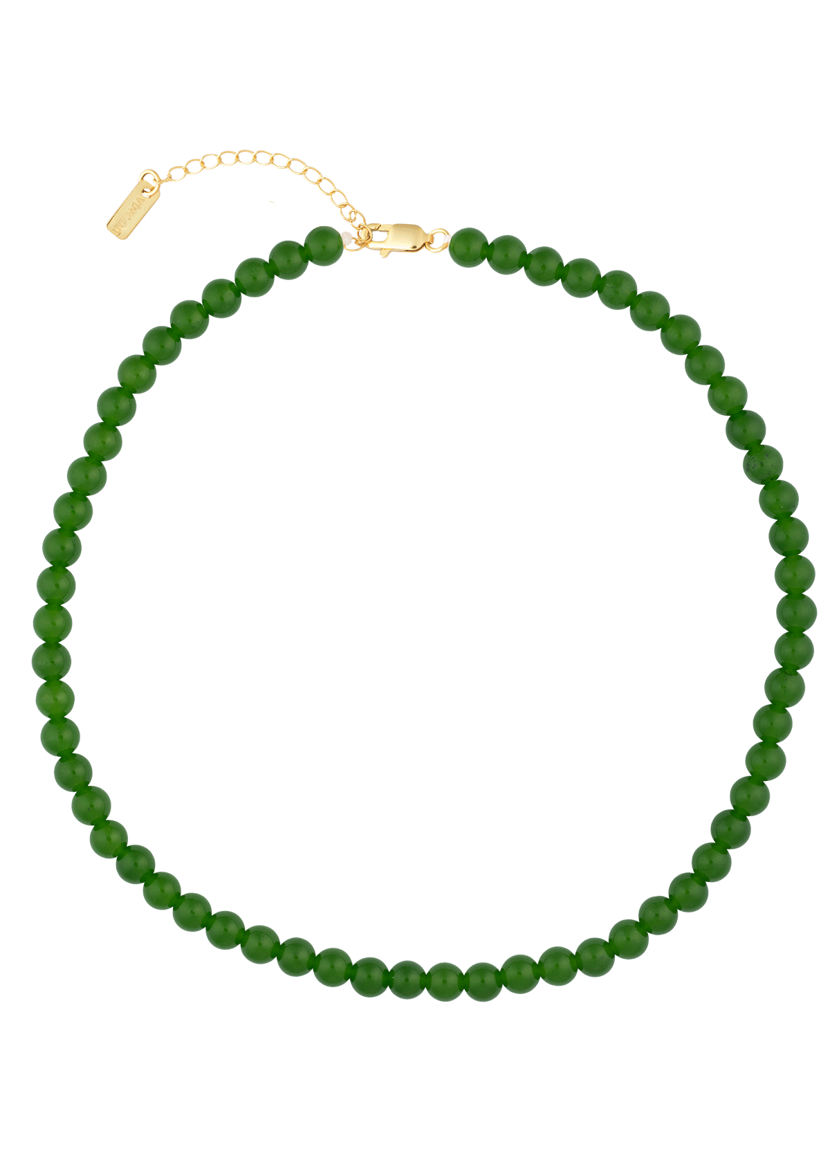 CANDY CORAL LUCID GREEN HALSKÆDE FORGYLDT