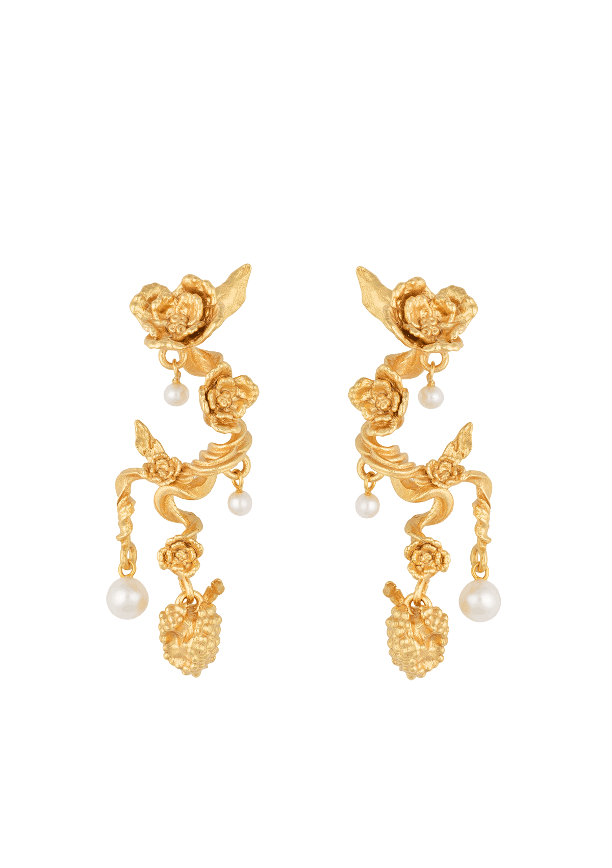 WILT VEIL ØRERINGE FORGYLDT