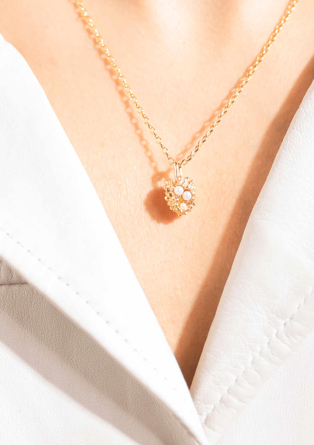 VENUS SPOIL BERRY HALSKÆDE FORGYLDT